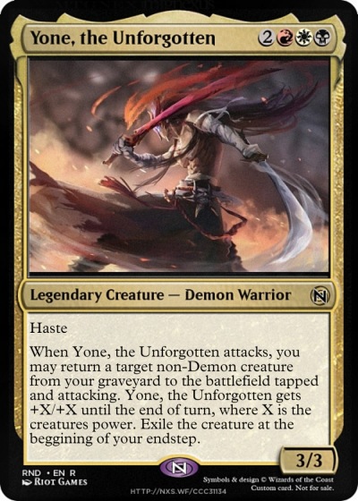 Yone, The Unforgotten