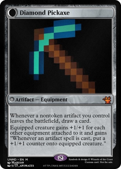 MTGNexus - Iron Pickaxe // Diamond Pickaxe