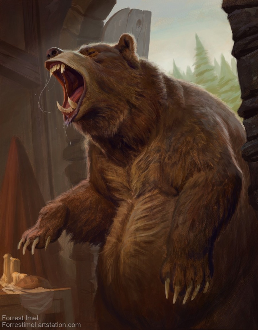 Bear token by Forrest Imel