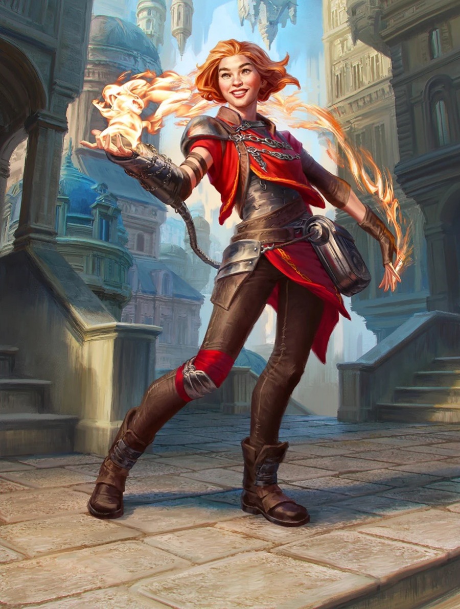 Chandra, Novice Pyromancer by Anna Steinbauer