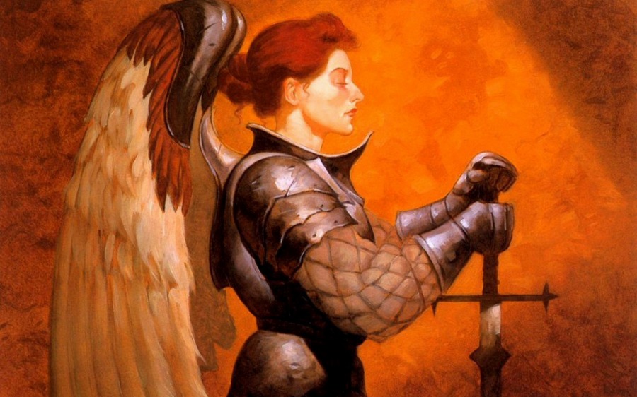 Warrior Angel by Brom