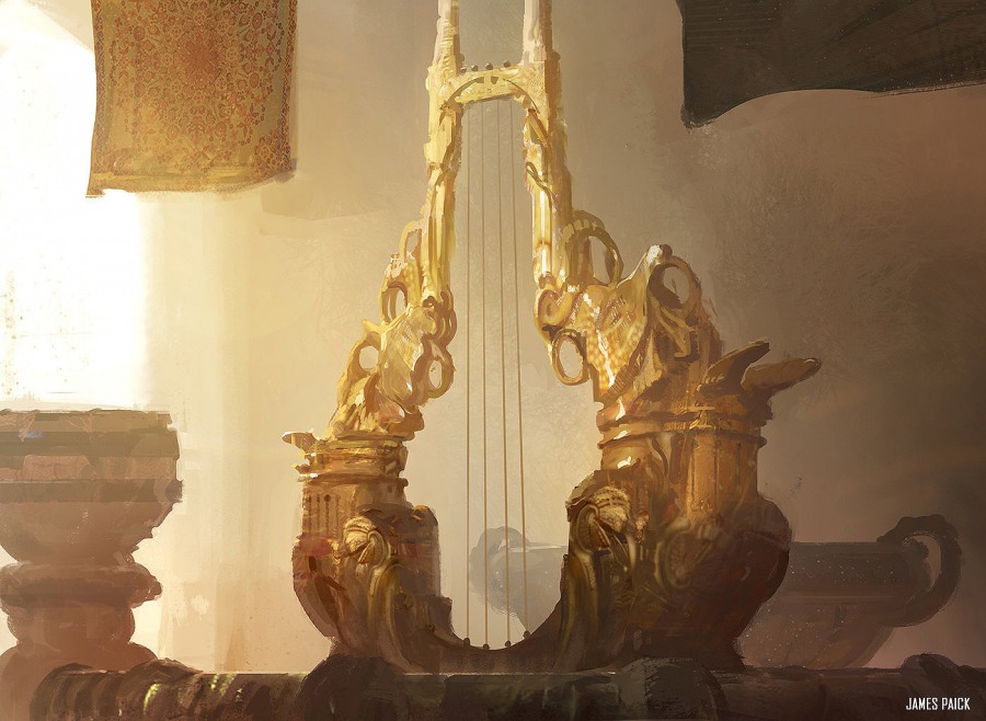 Siren Song Lyre by James Paick