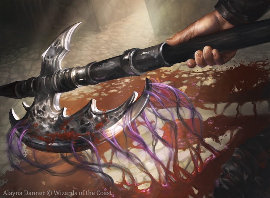 Bloodforged Battle-Axe by Alayna Danner
