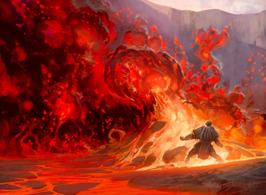 Volcanic Vision by Noah Bradley