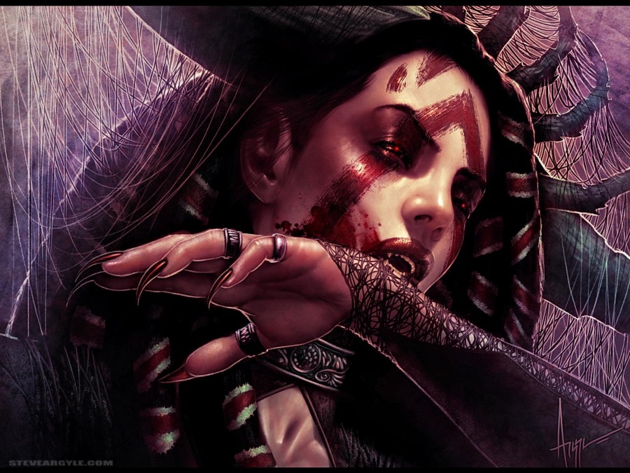Bloodthrone Vampire by Steve Argyle