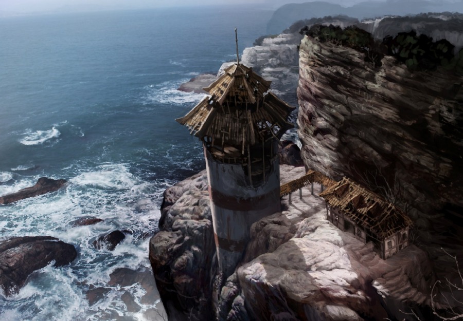 Desolate Lighthouse by Scott Chou