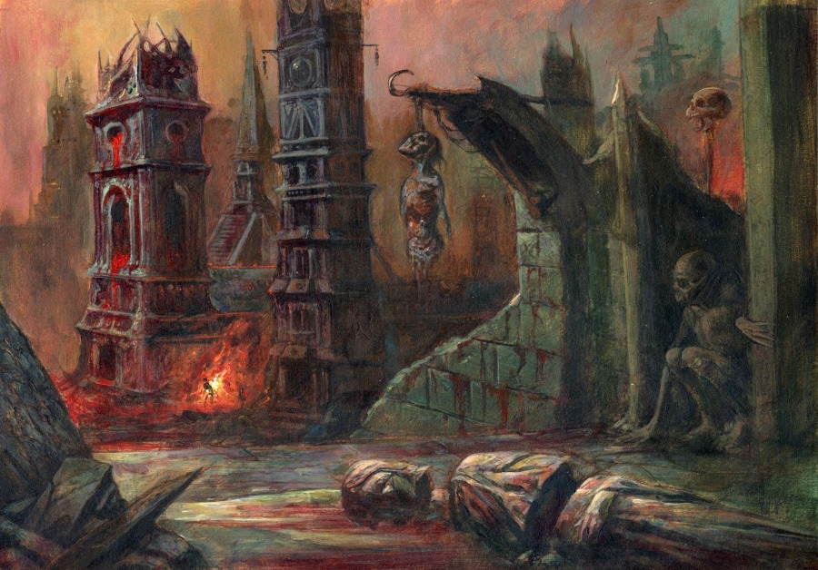 Crumbling Necropolis by Dave Kendall