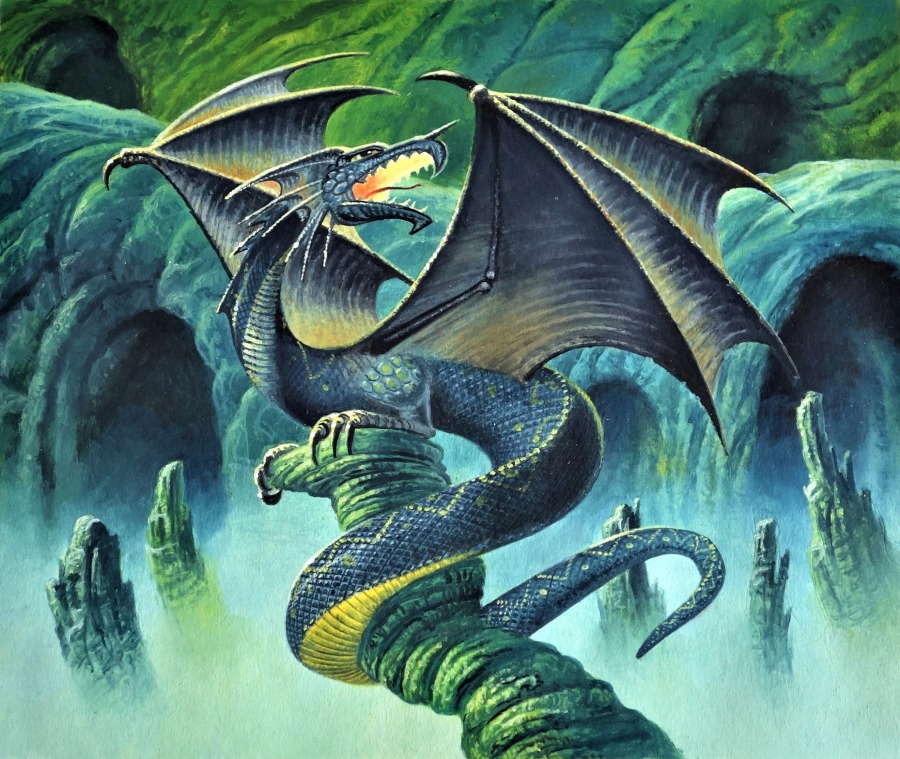 Catacomb Dragon by David O'Connor