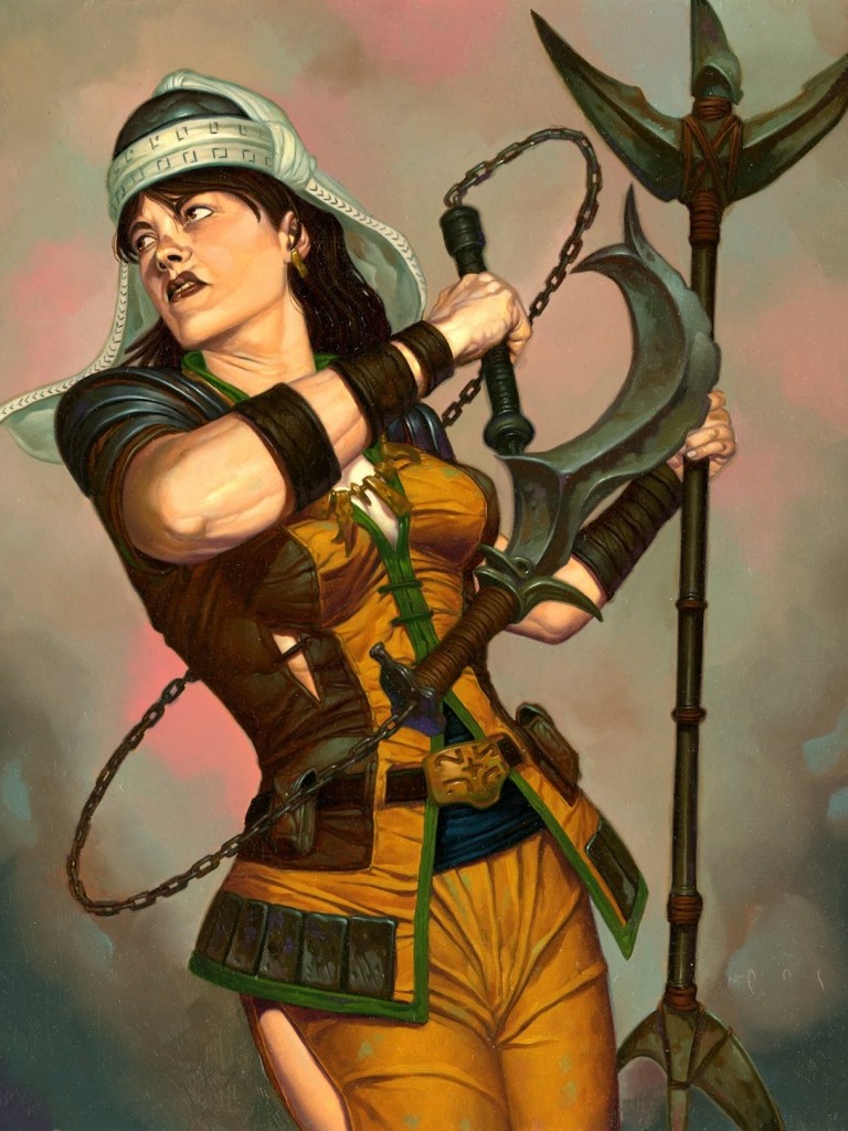 MTGNexus - Lin Sivvi, Defiant Hero Art by rk post