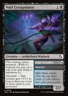 Void Extrapolator // Omit Variables Void Extrapolator // Omit Variables